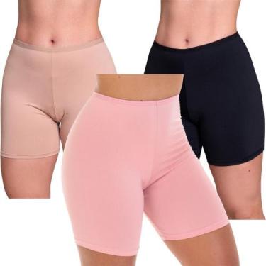 Imagem de Kit 3 Short Anagua Fristyle Segunda Pele Feminina Adulto, M