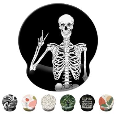 Imagem de Mouse pad suporte de pulso, mouse pad ergonômico com descanso de pulso, mousepad confortável para base antiderrapante, mouse pads para alívio da dor para mesa, computador, laptop, escritório e casa