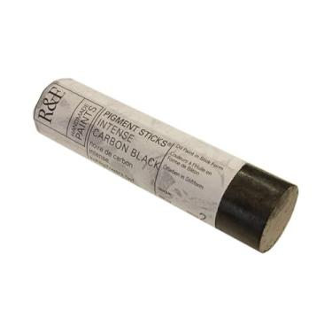 Imagem de R&F Tintas feitas à mão - bastão de pigmento de óleo profissional, preto de carbono intenso, 100 ml