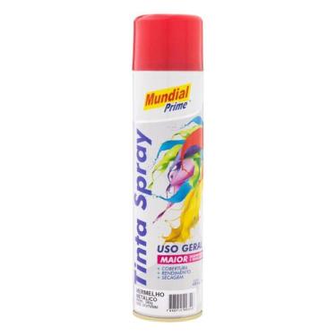 Imagem de Tinta Spray Vermelho 400ml Mundial - Mundial Prime