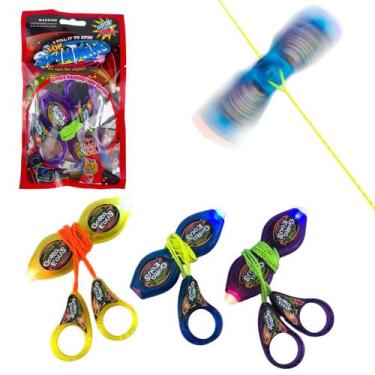 Imagem de Brinquedo Spinner de corda Giro Maluco gira com luz led - Marca