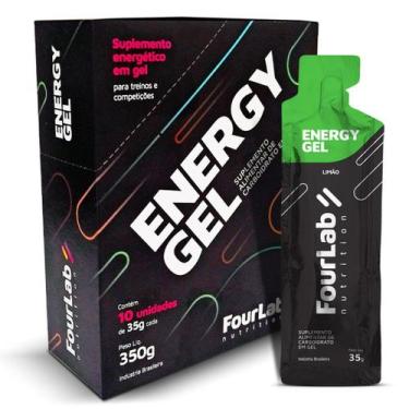 Imagem de Energy Gel FourLab 35g (Sache) Limao - 1display-10un Carbogel energel 
