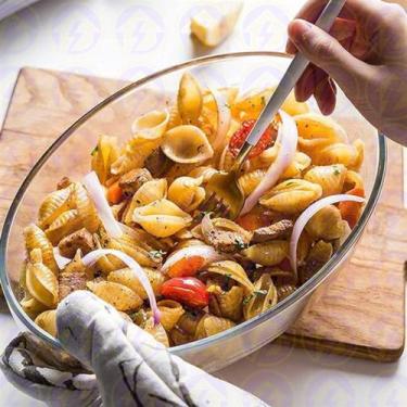 Imagem de Conj 2 Travessa Oval de Vidro 3L c/ Tampa Sortida Assados Doces - Casa