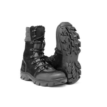 Imagem de Bota Coturno Masculino Motoqueiro Militar (JO411) - MENA INFINITY, Pre