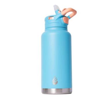 Imagem de Garrafa Térmica Eroka 1 Litro (Acompanha 2 tampas + um case de proteçã