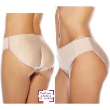 Imagem de Calcinha Modeladora Com Bojo Cintura Baixa Enchimento Bumbum - Moda Ín