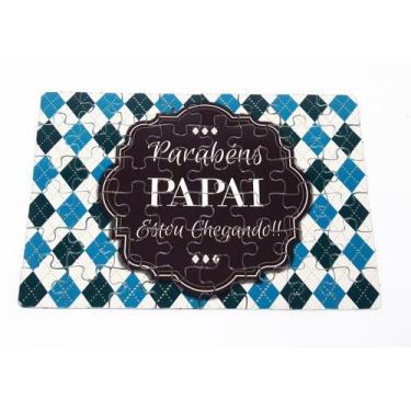 Imagem de Quebra-cabeça Retangular Personalizado Surpresa para Papai - Hira Desi