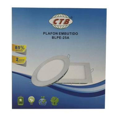Imagem de Painel Plafon Led Embutir 30X30cm 25W 3000K Bivolt - CTB - PE25WLEDBQ