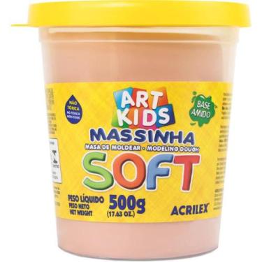 Imagem de Massa para Modelar SOFT 500G Amarelo Pêssego - Acrilex