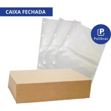 Imagem de Envelope Plástico Ofício 4 Furos EXTRA Médio - Caixa com 500 Unidades 