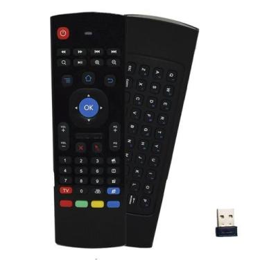 Imagem de Controle Teclado Air Mouse Sem Fio Usb 2,4ghz Android Pc Tv - MX3
