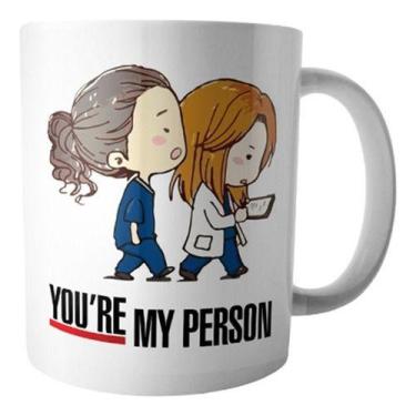 Imagem de Caneca Branca Greys Anatomy Youre My Person Series  - Alabama Stamp