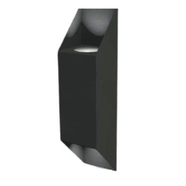 Imagem de Arandela Flash Luz Indireta Dois Fachos Preto Ideal 112PMT - IDEAL ILU