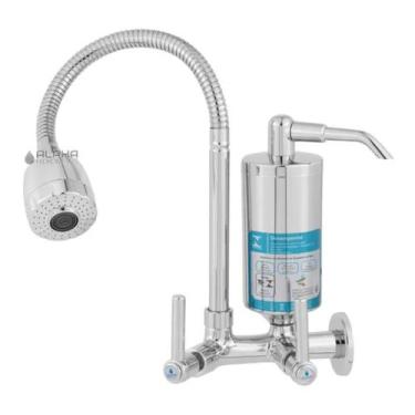 Imagem de Torneira Filtro Cozinha Parede Gourmet Ducha Cromo 1185 C72 - HIDROMET
