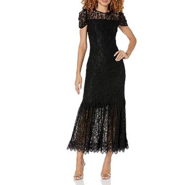 Imagem de Shoshanna Vestido Chester feminino, Jato, 0