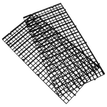 Imagem de Dsjnf Grade de plástico de 30 cm x 15 cm bandeja divisória de painel de grade de plástico para ovos, dispositivo de isolamento inferior de tanque de aquário 2 peças