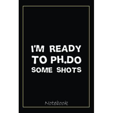 Imagem de Funny PHD Student Graduation Ph.D Graduate Doctoral Student Notebook: Graduation Gift Diary For Notes, Congratulations, Graduate Journal, Gold ... Journal, 6x9 college ruled notebook