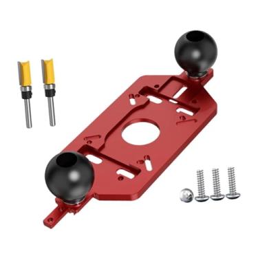 Imagem de Ｂｅｓｇａ Suporte de fresagem de fresagem de ranhuras de fresadora Gabarito de corte circular premium, ferramentas de carpintaria versáteis e resistentes, guia, Placa de Base Da Alça