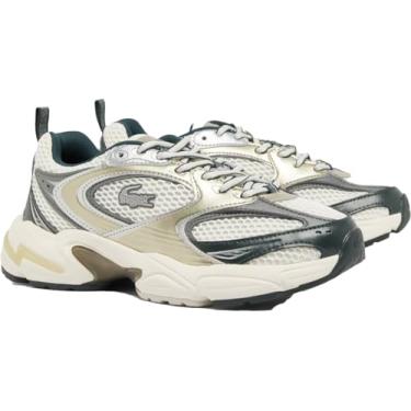 Imagem de Lacoste Storm 96 2k Tênis feminino, Off Wht/Dk Grn, 40