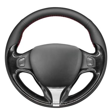 Imagem de MEWANT Capa de volante costurada para Renault Clio 4 Captur Renault Samsung QM3 2012 2013 2014-2015 2016 / Acessórios para volantes Renault Clio 4 Captur Renault Samsung QM3