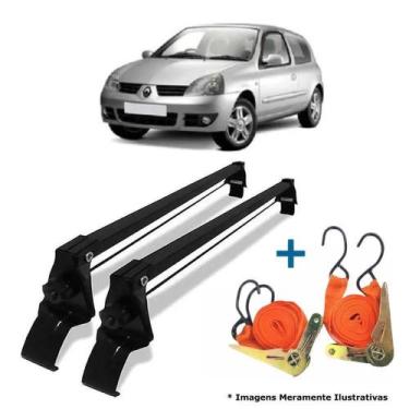 Imagem de Rack Teto Bagageiro + 2 Cintas Clio 2 Portas Ano 01/15 - Vhip