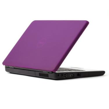 Imagem de Speck Produtos D1545-SAT-PUR See Thru Cetim, Capa de proteção rígida de toque macio para Dell Inspiron 1545, Roxo