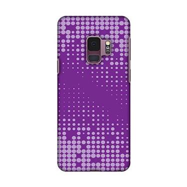 Imagem de AMZER Capa rígida de encaixe com encaixe slim fit, capa traseira com kit de limpeza de tela para Samsung Galaxy S9 - cor HD, ultraleve - fibra de carbono Redux Violeta elétrica 2
