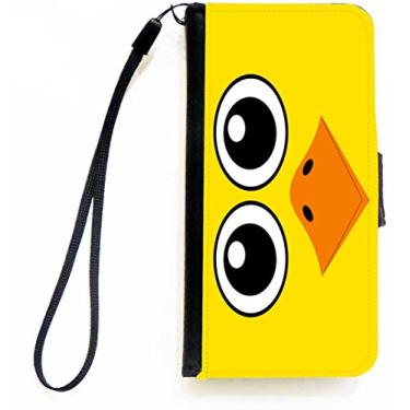 Imagem de Rikki Knight Capa carteira flip com aba magnética para iPhone 5c da Duck Cartoon Face