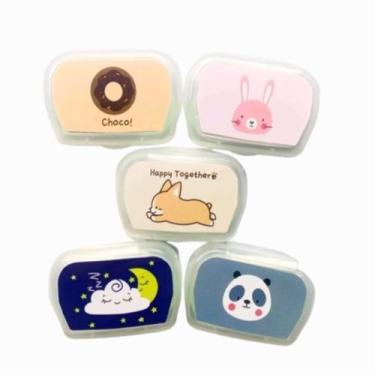 Imagem de Estojo Lente De Contato com Ventosa Extratora, Pinça e Espelho - DPL, 