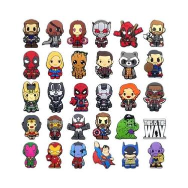 Imagem de Sandálias de PVC Marvel e Disney - 30 Encantos Jibz de Super-heróis, 3