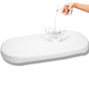 Imagem de First Essentials Colchão de berço de berço de ajuste personalizado, adequado para Cybex Priam 4, resistente à água