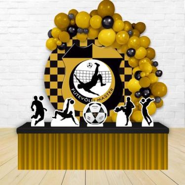 Imagem de Kit Festa Painel Redondo Futvôlei- IMPAKTO VISUAL