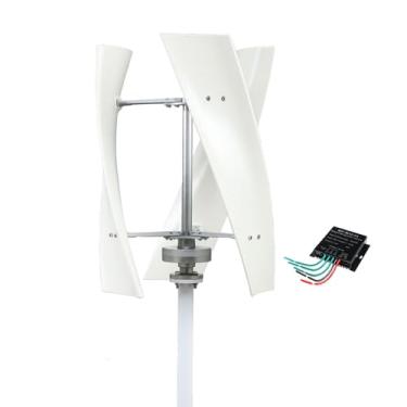 Imagem de Gerador de turbina eólica portátil de 3000w, 12V 24V 48V 220V Kit gerador de energia de moinho de vento com controlador para casa, negócios, iluminação de rua,24V