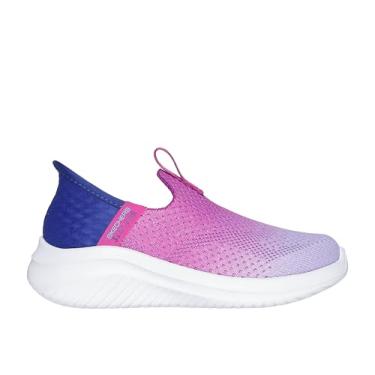 Imagem de Skechers Tênis feminino Ultra Flex 3.0 Color Boost, Azul-marinho/roxo, 19