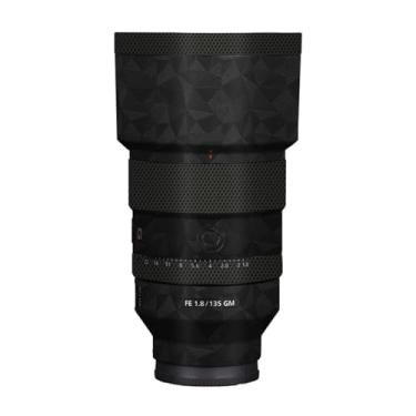 Imagem de Revestimento adesivo para lente de câmera antiarranhões para Sony FE 135 mm F1.8 GM Película protetora de vinil protetor corporal FE1.8/135 GM 135 1.8 (triângulo preto)