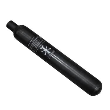 Imagem de TUXING 30Mpa 4500Psi 0,7L 42Cu em 700cc Tanque HPA de fibra de carbono, cilindro de gás, caça de paintball para arma de rifle de ar PCP Daystate e FX Rosca M18 * 1,5
