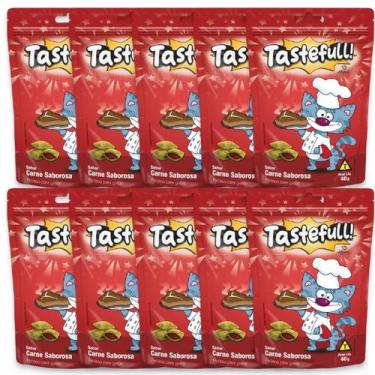 Imagem de Hana Tastefull Para Gatos Carne Saborosa 40g Kit 10 Un