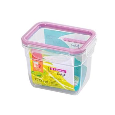 Imagem de Pote Hermético com Trava 770ml Modular Sanremo Freshy Leve Fitness Aca