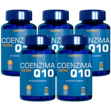 Imagem de Kit Combo 5 Coenzima Q10 100mg 300 Cápsulas Natunéctar