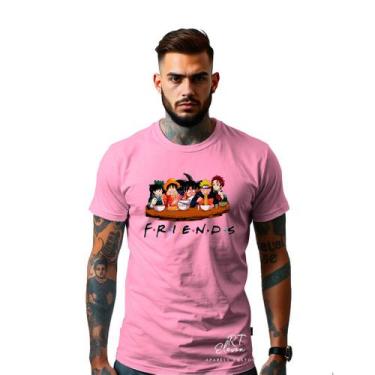Imagem de Camiseta Personagens Anime Camisa Uzumaki Naruto Goku Boku No Hero One