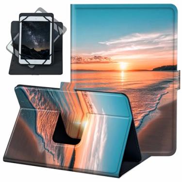 Imagem de ACWDMKH Capa universal para tablet Android 10 de 10,1 polegadas com rotação de 360 graus, capa fólio para iPad 9,7/10,2/10,5/Galaxy Tab 9-10,5 polegadas/Fire HD10 e mais tablet de 9,0 a 10,5