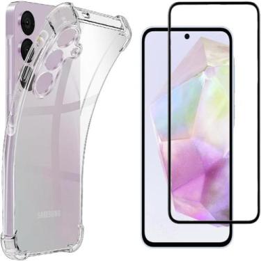 Imagem de Capa Anti Choque + Pelicula de Vidro 3D Para Samsung Galaxy A56 (5G) -