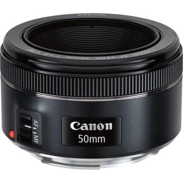 Imagem de Canon - Lente principal padrão EF50mm F1.8 STM para câmeras EOS DSLR - Preto-0570C002