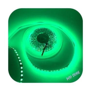 Imagem de Fita De Led 3528 Alto Brilho 25w/m 5mts 240 Leds/m 12v Verde - PCO