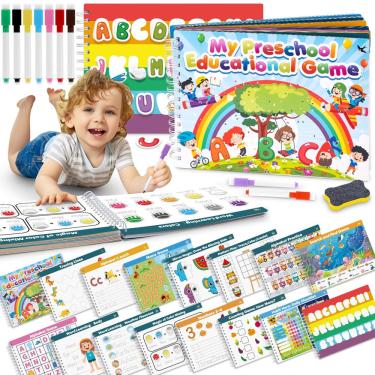 Imagem de Atividades de aprendizagem pré-escolar Toyfit Busy Book para crianças de 3 a 5