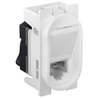 Imagem de Módulo Tomada RJ45 CAT5 Branco Nereya Cod. 663075 - Pial