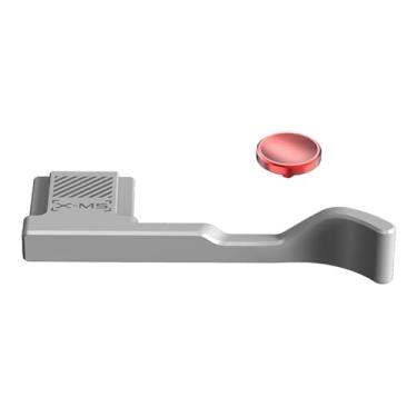 Imagem de SZZCNOX Punho de polegar de metal XM5 para câmera Fujifilm XM5, apoio de polegar para cima antiderrapante com protetor de botão de obturador de sapato quente para câmera Fuji FUJIFILM X-M5, com