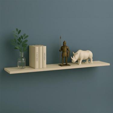 Imagem de Prateleira Suspensa Uno Line P/Decoração de Ambientes Sala de Estar Qu