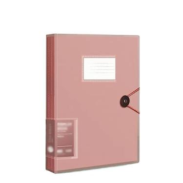 Imagem de Pastas de Arquivo Pasta de livro de dados A4 Inserção transparente Pasta de arquivo de várias camadas Pasta de classificação e organização de folhas soltas Pasta de armazenamento de arquivo de 80 pági