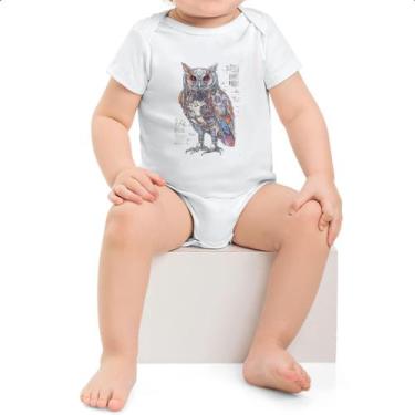 Imagem de Body intantil Coruja Mecanica Interna Cyberpunk - Alearts, M